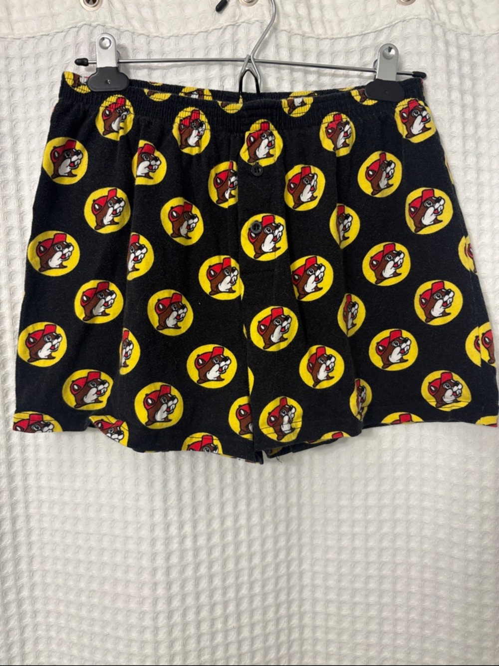 Buc-ee's Black Logo Print Men's Lounge Shorts